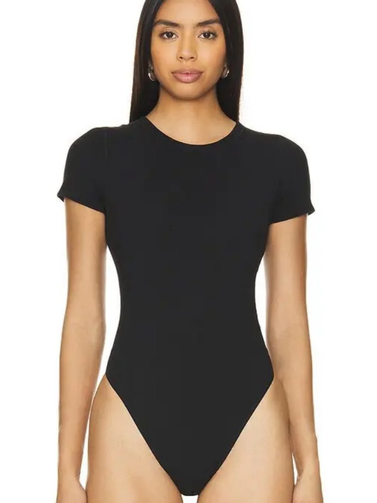 Alexander Wang Cotton Rib Tee Bodysuit